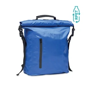 Zaino in RPET impermeabile con chiusura roll up in poliestere 210D da 30L 37X55CM