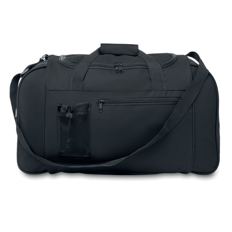 Borsone per lo sport o da viaggio in poliestere con tracolla regolabile e varie tasche a chiusura zip 57x24x35cm