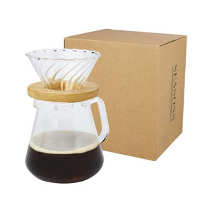 Caffettiera in vetro e bambù da 500ml