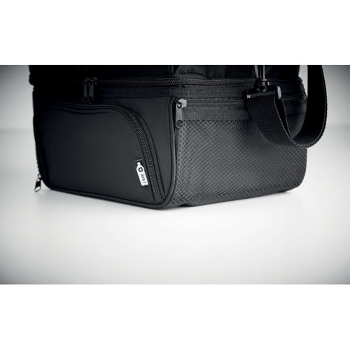 Borsa termica in RPET da 1900ml con portapranzo in PP 270x210x280mm