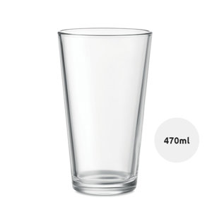 Bicchiere conico in vetro 470ml