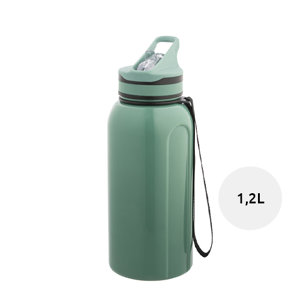 Borraccia sportiva in PETG con beccuccio e manico da 1230ml