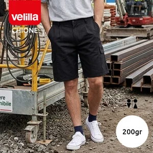 Pantaloncini da lavoro VELILLA CHIONE in twill cotone e poliestere e tasche da 200gr