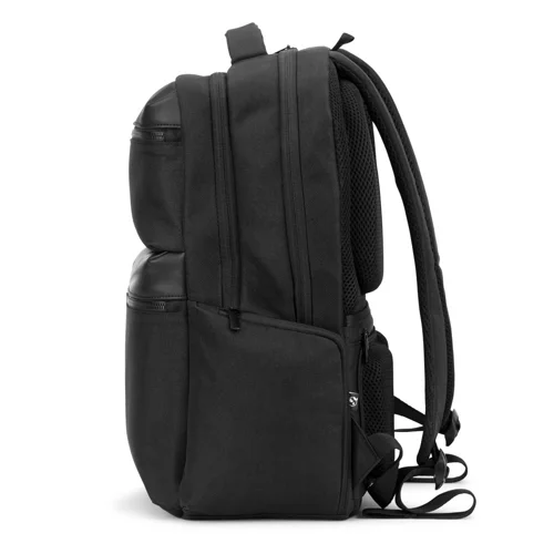 Zaino porta pc da 17" in twill riciclato idrorepellente con ampie tasche 