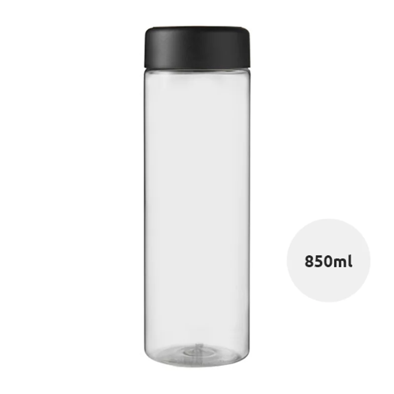 Borraccia sportiva da 850 ml realizzata in plastica con tappo a vite