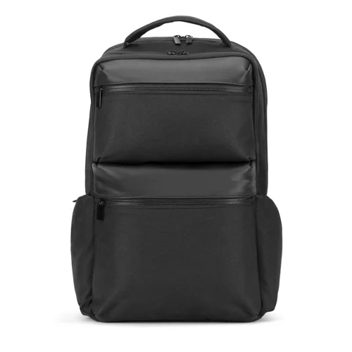 Zaino porta pc da 17" in twill riciclato idrorepellente con ampie tasche 