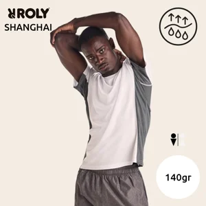 T-shirt ROLY SHANGHAI sportiva da uomo a maniche corte tessuto tecnico e traspirante poliestere 140gr