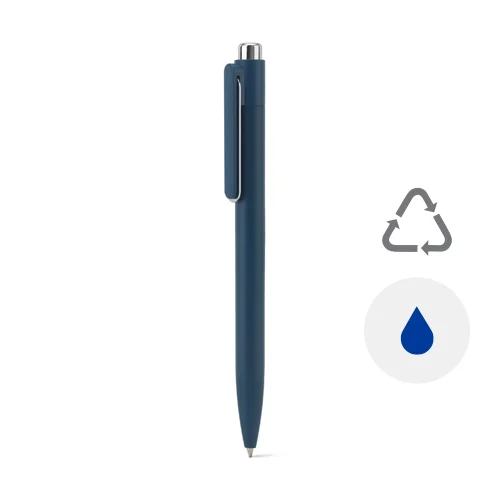 Penna a sfera in alluminio riciclato refill blu