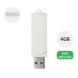 Chiavetta USB in paglia di grano da 4GB