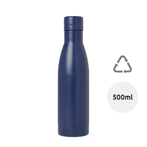 Borraccia termica con isolamento sottovuoto in rame e acciaio inossidabile riciclato certificato da 500ml in confezione regalo