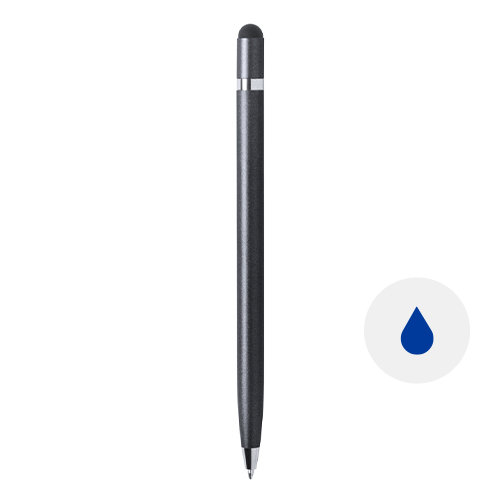 Penna a sfera in alluminio disponibile in vari colori con punta touch a refill blu