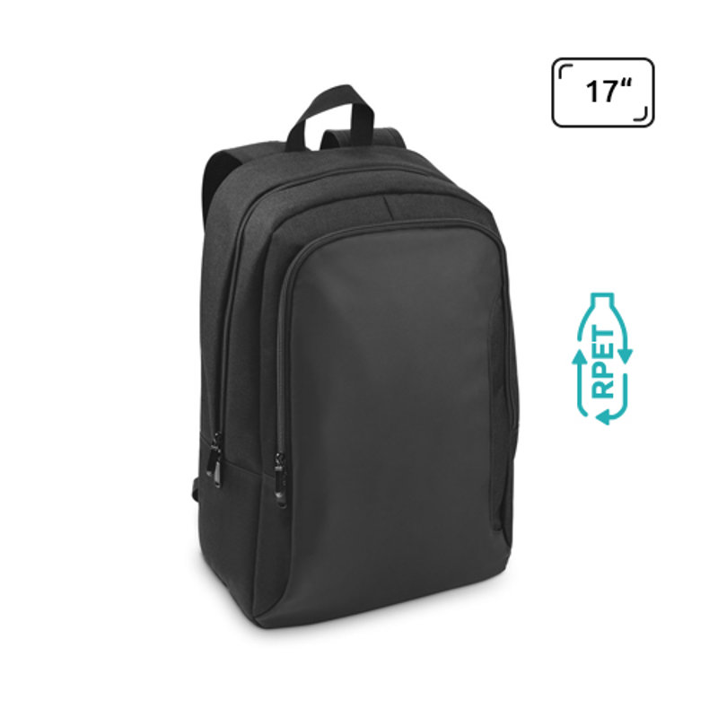 Zaino porta PC da 17" in poliestere riciclato 600D con rivestimento idrorepellente e fodera in poliestere riciclato