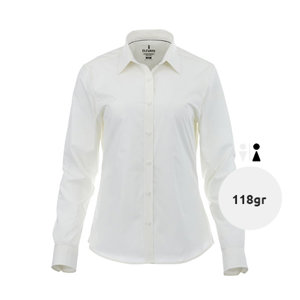 Camicia da donna a maniche lunghe colori assortiti materiale stretch in cotone ed elastan 118gr