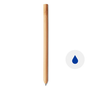 Penna a sfera in bambù e refill blu