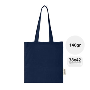Shopper in cotone riciclato GRS da 140gr 38x42cm