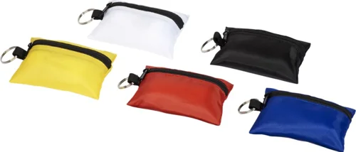 Kit pronto soccorso da 16 pezzi con portachiavi