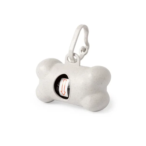 Porta Sacchetti biodegradabili per cani in plastica ecologica in fibra di bambù