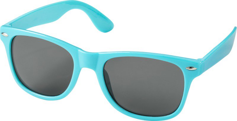 Occhiali da sole dal design vintage in plastica con lenti UV400