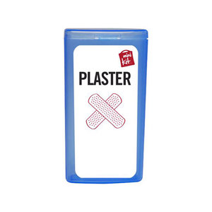 Kit con 10 cerotti in custodia di plastica