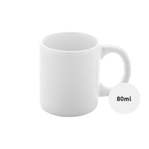 Tazzina da caffè in ceramica bianca 80ml