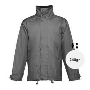 Giacca Parka unisex colori assortiti impermeabile con cappuccio in poliestere 240gr