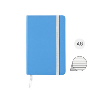 Block notes tascabile A6 con copertina rigida 80 fogli a righe