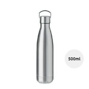 Borraccia termica in acciaio inox a doppio strato con sottovuoto isolante da 500ml