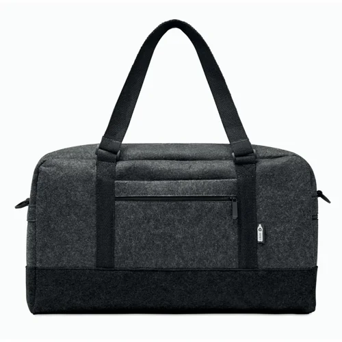 Borsa da viaggio RPET a tracolla con tasche a chiusura a zip 50X24X28cm