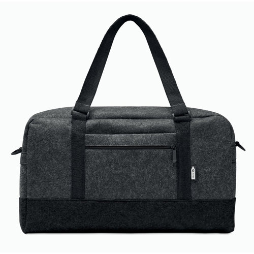 Borsa da viaggio RPET a tracolla con tasche a chiusura a zip 50X24X28cm