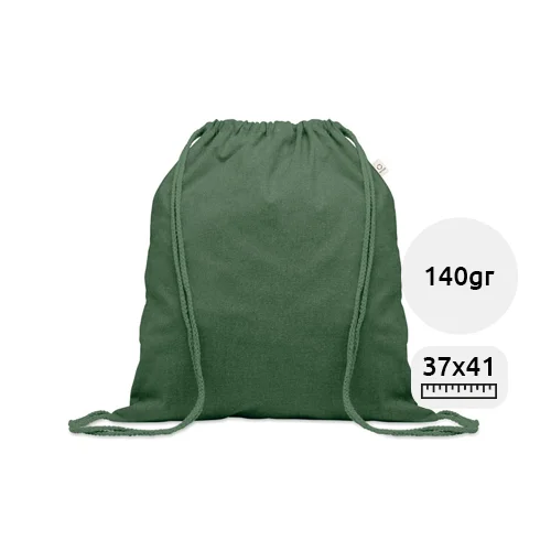 Sacca in cotone riciclato 37x41cm da 140gr