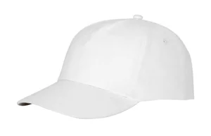 Cappellino con visiera in cotone 175gr a 5 pannelli con chiusura a velcro