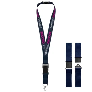 Lanyard con fibbia staccabile e sgancio di sicurezza
