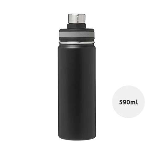 Borraccia in acciaio inox e rame da 590 ml per bevande calde 12 ore e fredde per 48 ore con confezione regalo