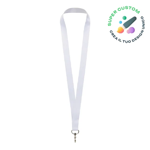 Lanyard in poliestere con personalizzazione in sublimazione su due lati