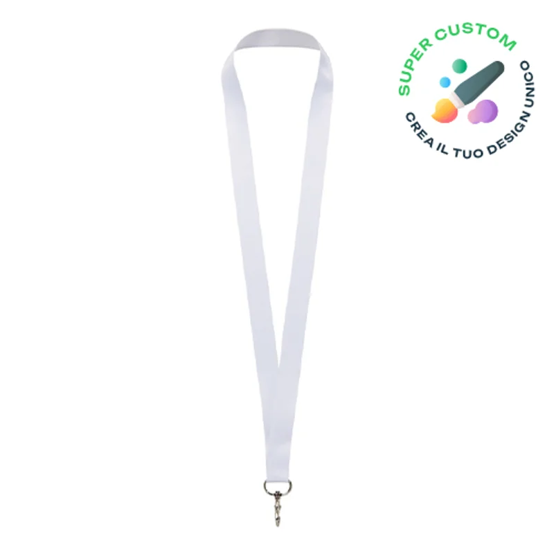 Lanyard in poliestere con personalizzazione in sublimazione su due lati