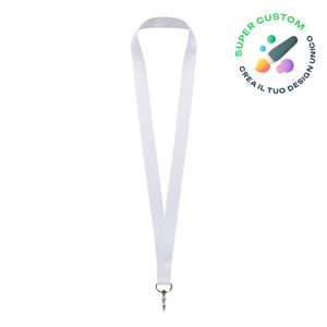 Lanyard in poliestere con personalizzazione in sublimazione su due lati