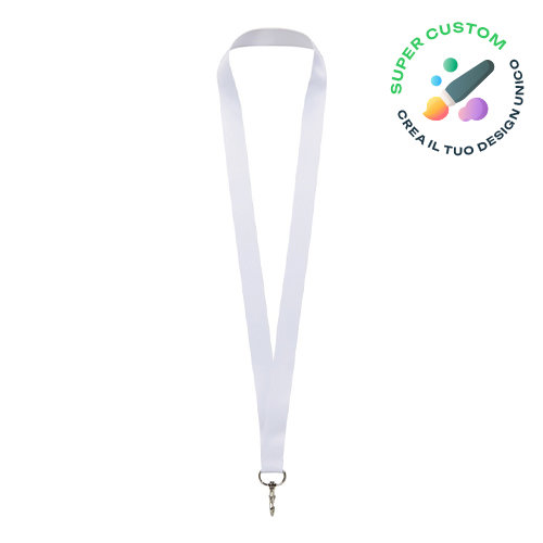 Lanyard in poliestere con personalizzazione in sublimazione su due lati