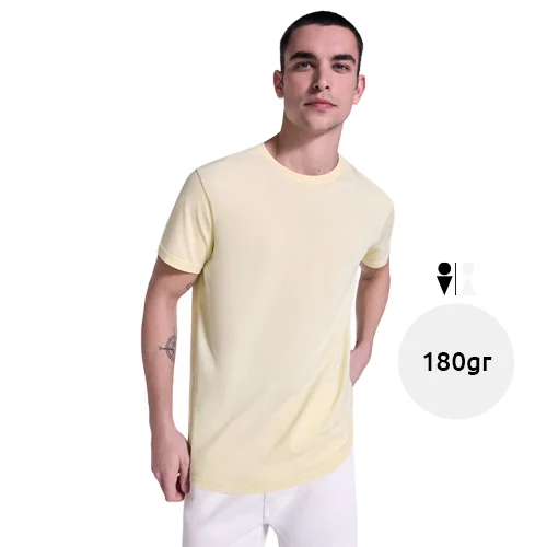 T-shirt a maniche corte da uomo in cotone da 180gr