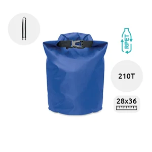 Sacca impermeabile con tracolla in RPET da 5L 28x36cm