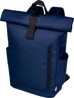 Zaino con chiusura arrotolabile per portatile da 15.6" in PET riciclato