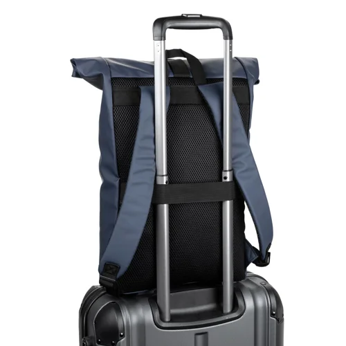 Zaino porta pc 16" Roll Top in PU con maniglia per trolley