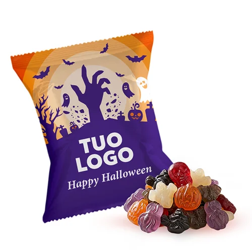 Caramelle gommose alla frutta in Bustine Personalizzate da 10g