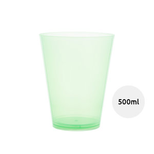 Bicchiere in plastica riutilizzabile per eventi da 500ml
