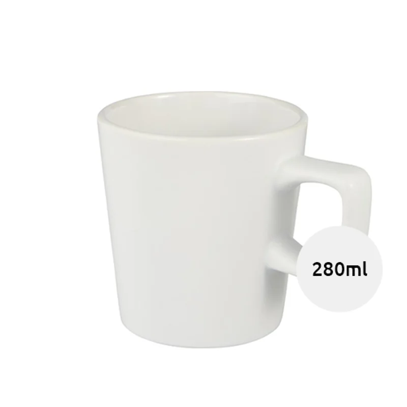 Tazza in ceramica colorata finitura opaca da 280ml