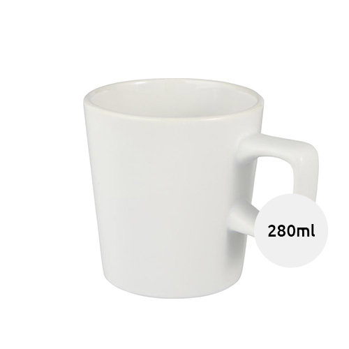 Tazza in ceramica colorata finitura opaca da 280ml