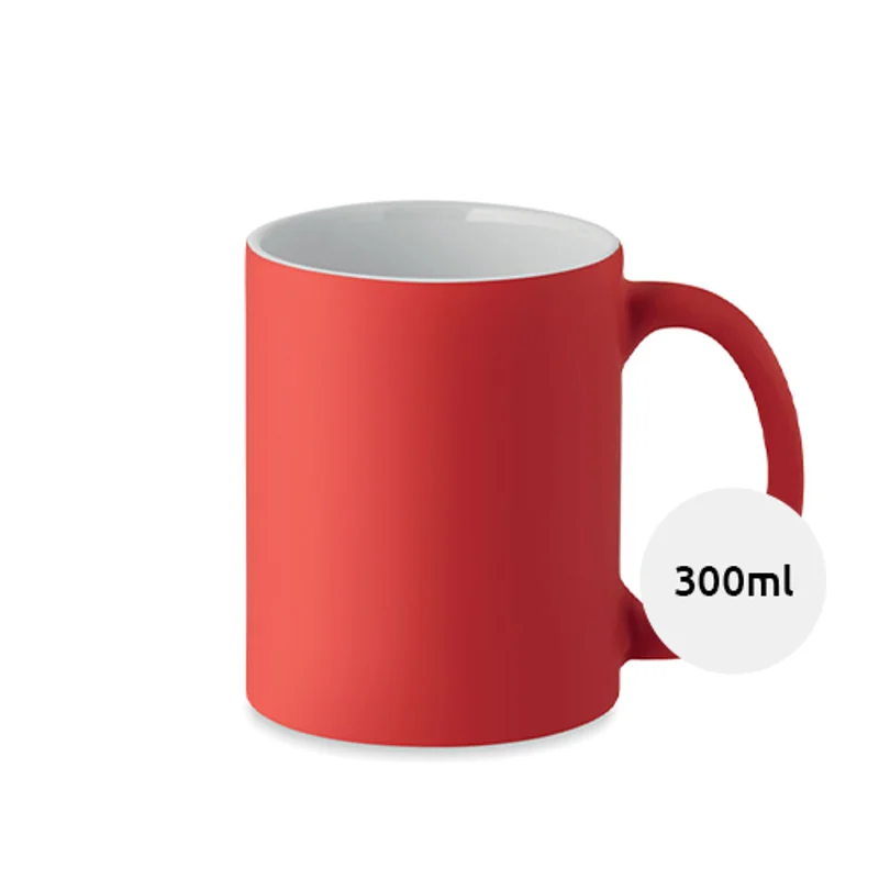 Tazza in ceramica colorata opaca interno bianco 300ml