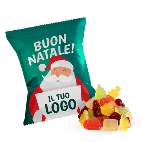 Caramelle gommose alla frutta in Bustine Personalizzate da 10g