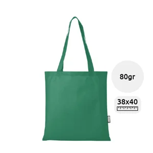 Shopper in TNT riciclato certificato GRS da 80gr 38x40cm