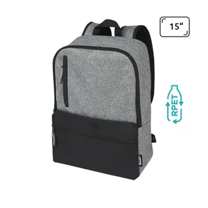 Zaino porta pc multitasca da 15" in poliestere riciclato
