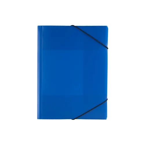 Cartella porta documenti in PP e cinturino in gomma disponibile in diverse colorazioni